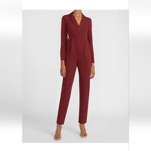 NWT ANGELA PLUS WINE BURGUNDY JUMPSUIT 1X